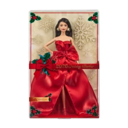 2026 Holiday Barbie with Dark Brown Hair