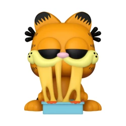 Garfield With Lasagna