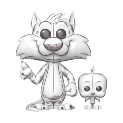 Sylvester & Tweety (Sketched Deco)