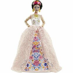 Dia De Muertos 2020 in Embroidered Lace Dress