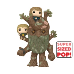 Treebeard With Merry And Pippin