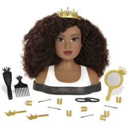 Naturalistas Dayna Deluxe Crown and Curls Fashion Styling Head