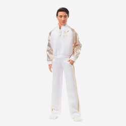 Ken, White and Gold Tracksuit