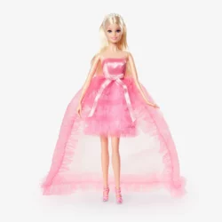 Birthday Wishes Doll, Blonde in Pink Satin and Tulle Dress