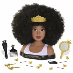 Naturalistas Peety Deluxe Crown and Coils Fashion Styling Head