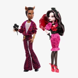Draculaura and Clawd Wolf Howliday Love Edition 2 Pack