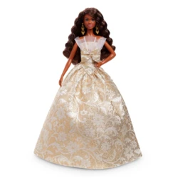 2025 Holiday Barbie, Brown Wavy Hair