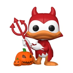 Devil Donald With Pumpkin