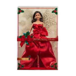 2026 Holiday Barbie with Brown Hair