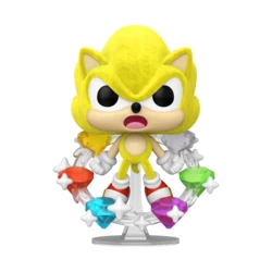 PLUS Super Sonic With Emeralds (Flocked)