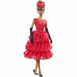 Collector BFMC, Red Dress African-American Doll