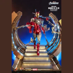 Iron Man Mark VI (2.0) with Suit-Up Gantry