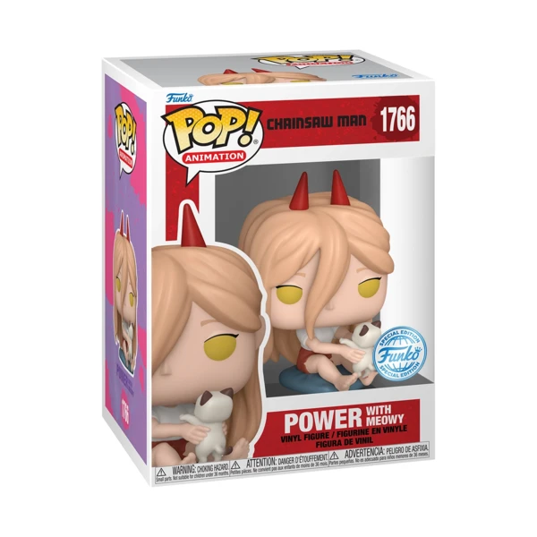 Funko Pop! Power With Meowy, Chainswaw Man