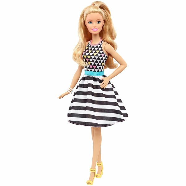 Barbie Fashionistas №046 – Black & White Stripes 
