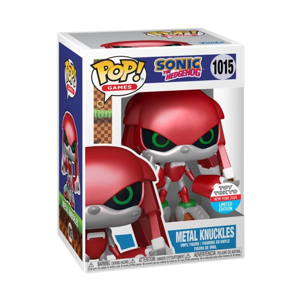 Funko Pop! Metal Knuckles (Octane5 sticker), Sonic The Hedgehog