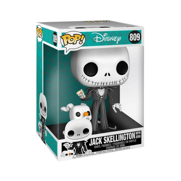 Funko Pop! Jumbo Jack Skellington with Zero