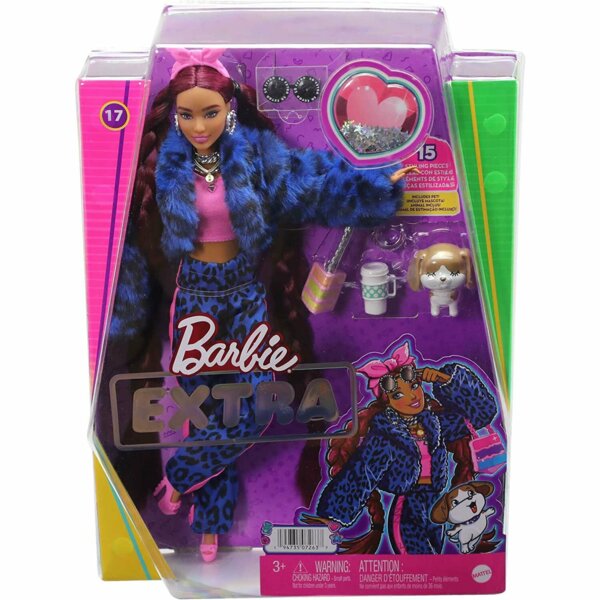 Barbie Extra Doll #17, with Burgundy Braids