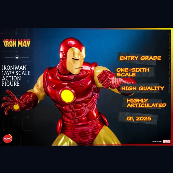 Hot Toys Iron Man - Iron Man (HONO STUDIOS) (Diecast)