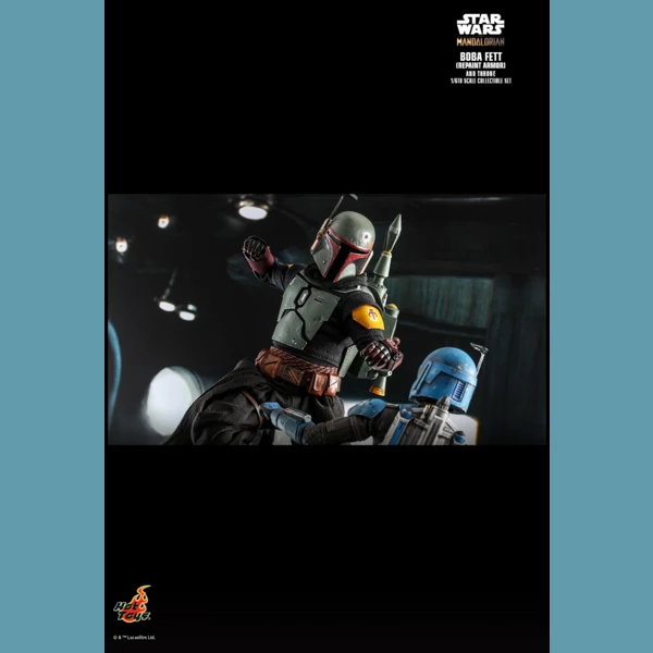 Hot Toys Boba Fett™ (Repaint Armor) and Throne, Star Wars: The Mandalorian