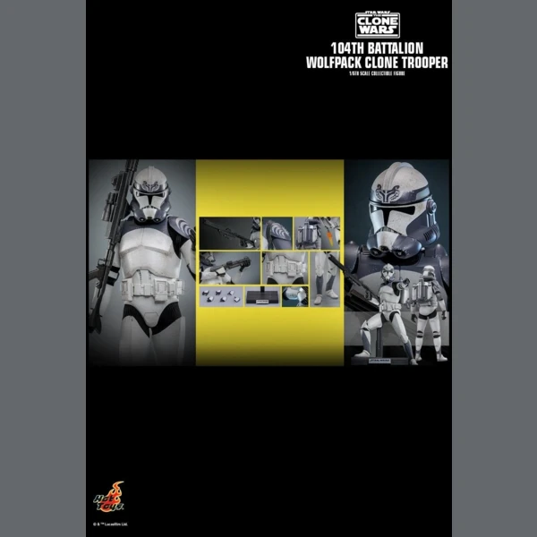 Hot Toys 104th Battalion Wolfpack Clone Trooper, Star Wars: The Clone Wars