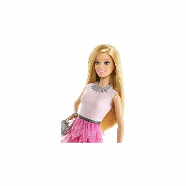 Barbie Fashionistas Pink Ruffled #CFG13 (2015), Fashionistas (wave 1)