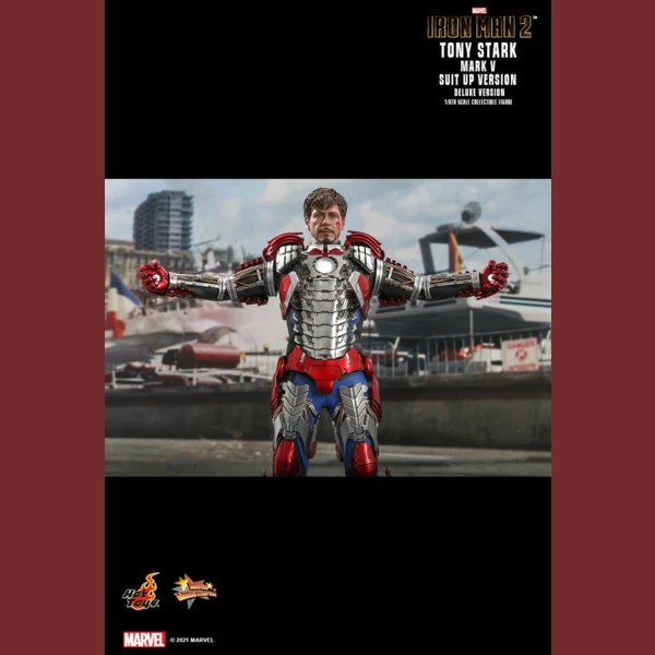 Hot Toys Tony Stark (Mark V Suit up Version) (Deluxe Version), Iron Man 2