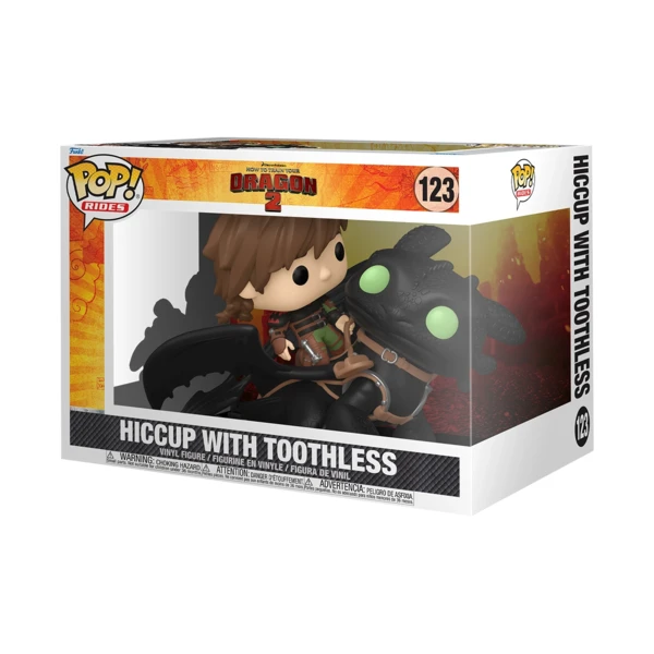Funko Pop! Hiccup With Toothless,  How To Train Your Dragon 2
