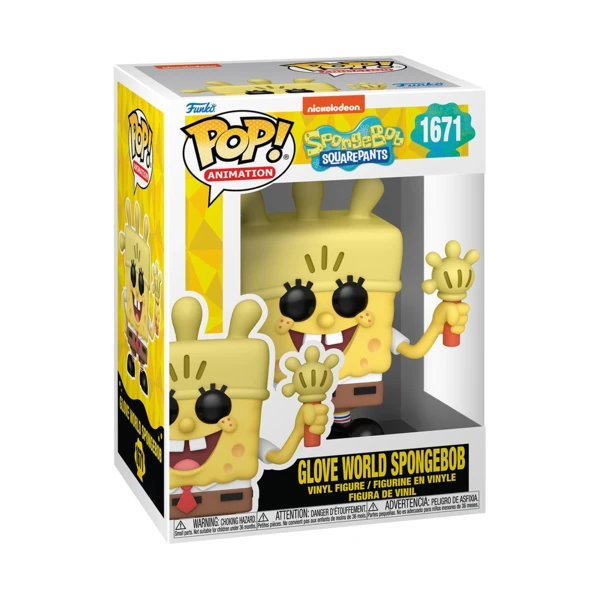 Funko Pop! Glove World Spongebob, Spongebob Squarepants