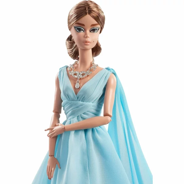 Barbie Blue Chiffon Ball Gown, Fashion Model Collection