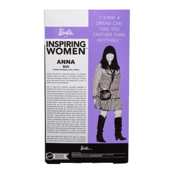 Barbie Anna Sui Doll, Inspiring Women