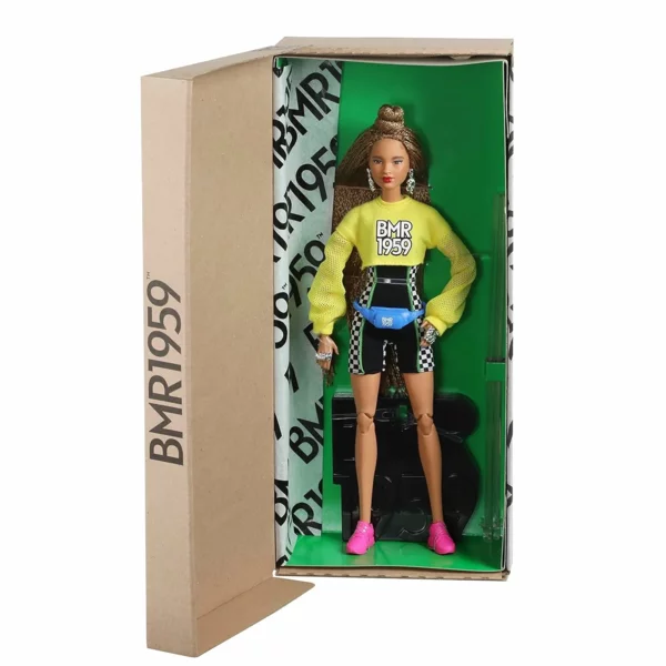 Barbie Fully Poseable Fashion Doll with Braided Hair, BMR1959