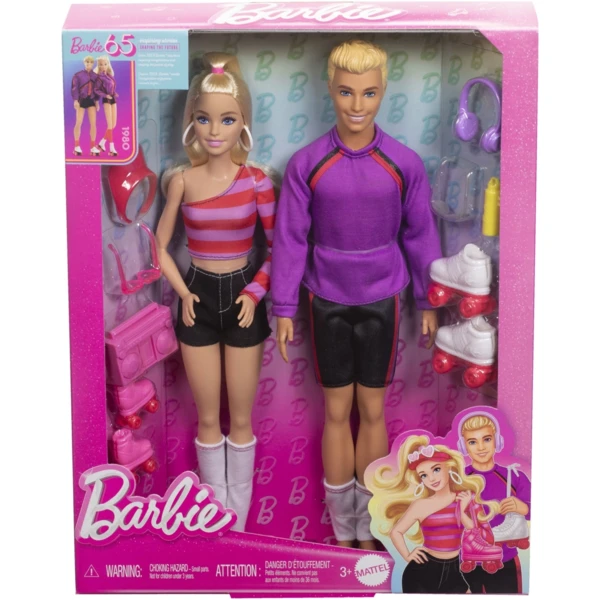 Ken and Barbie Fashionista Dolls 2 Pack - 65th Anniversary, Fashionistas
