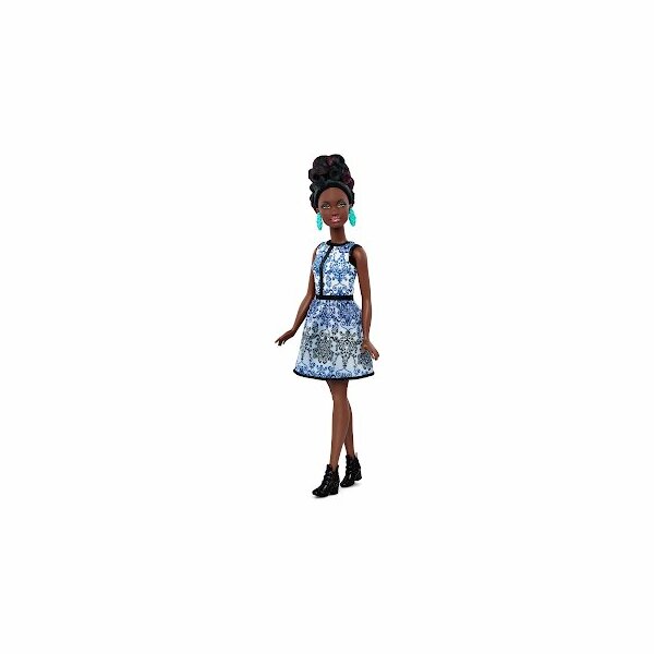Barbie Fashionistas №025 – Blue Brocade – Petite 