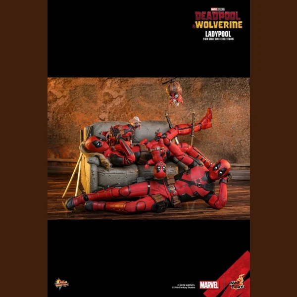 Hot Toys Ladypool, Deadpool & Wolverine