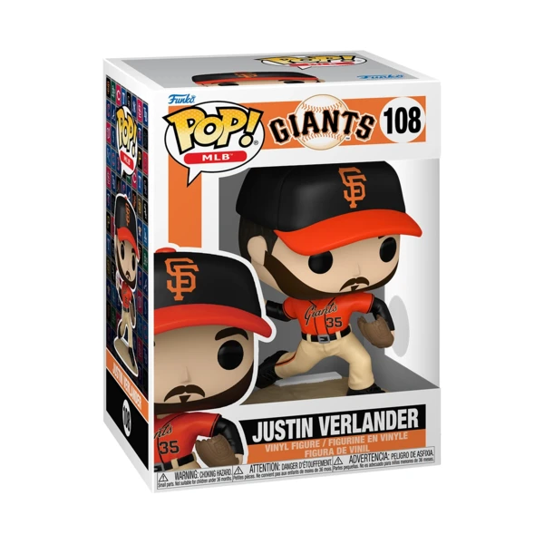 Funko Pop! Justin Verlander,  Mlb: Giants