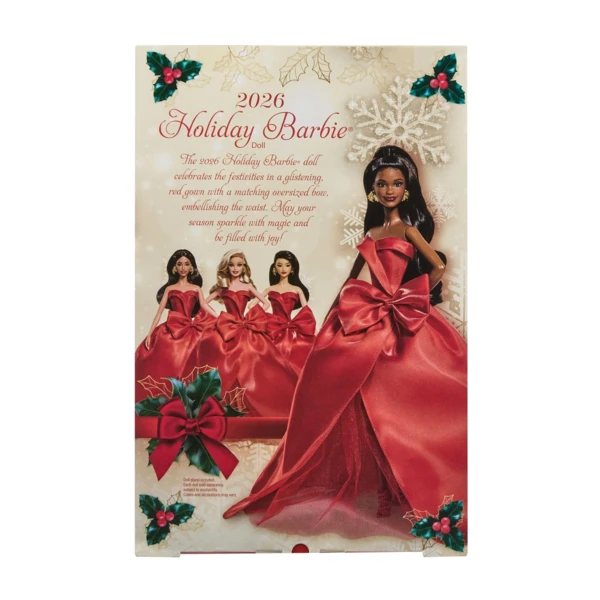 2026 Holiday Barbie with Black Hair