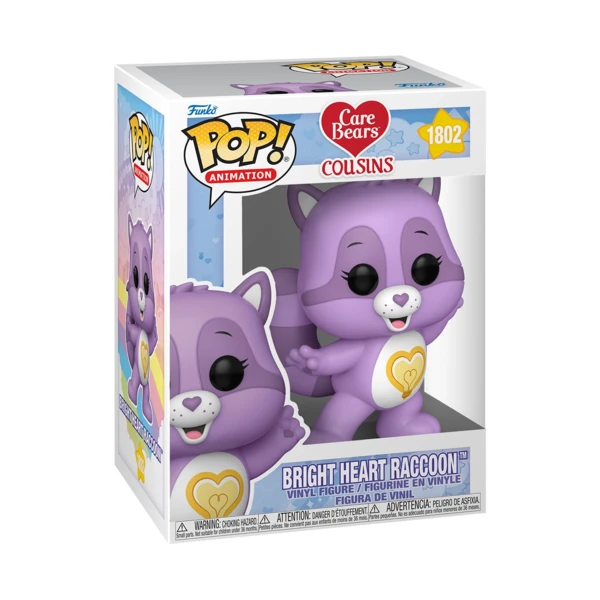 Funko Pop! Bright Heart Raccoon,  Care Bear: Cousins