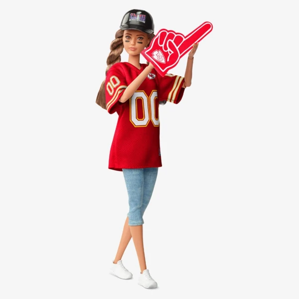 Barbie Kansas City Chiefs, Champion doll, NFL Super Bowl