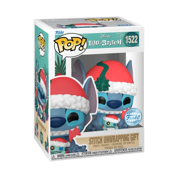 Funko Pop! Stitch Unwrapping Gift, Lilo And Stitch