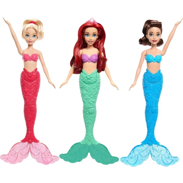 Disney Ariel with Aquata and Arista mermaid sisters, The Disney Princess