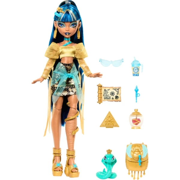 Monster High Cleo De Nile with pet snake Hissette, Students
