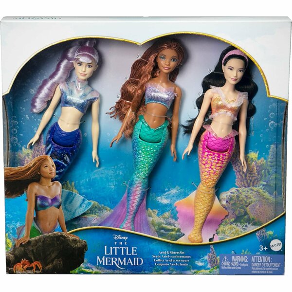 Disney Mala, Karina, and Ariel. Ariel Sisters Set, The Little Mermaid