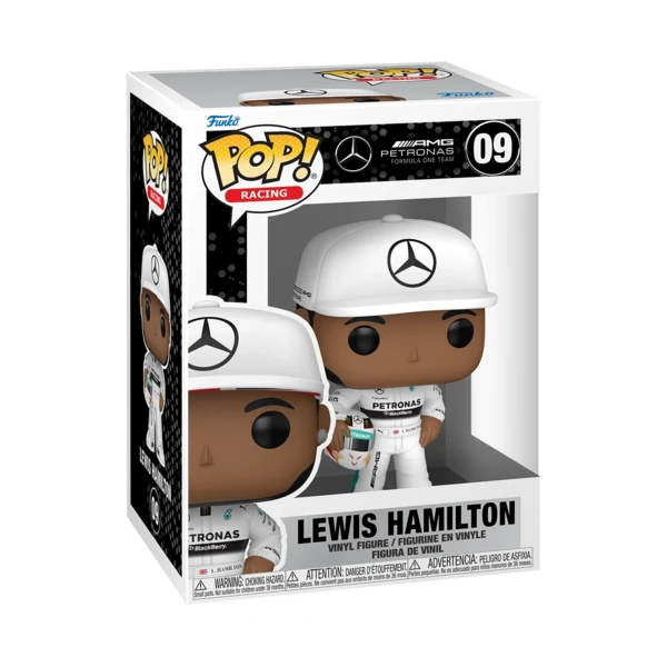 Funko Pop! Lewis Hamilton (With Helmet), Mercedes-Amg Petronas Formula One Team