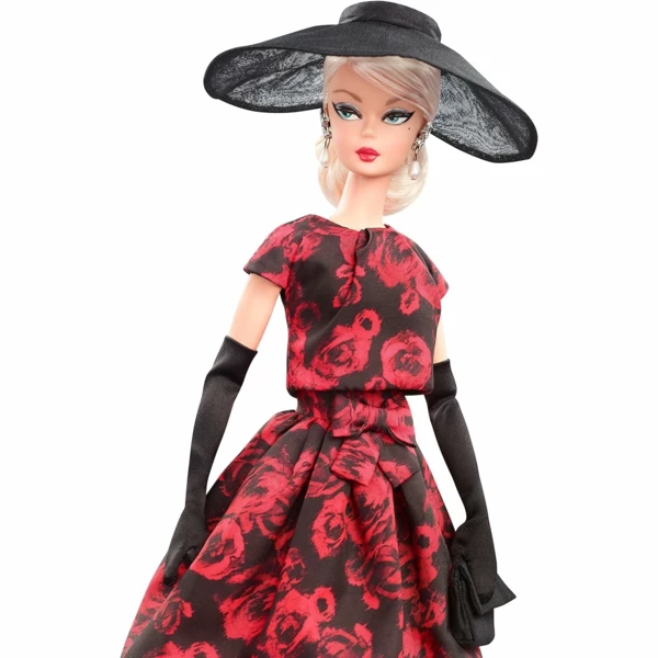 Barbie Elegant Rose Cocktail Dress, Fashion Model Collection