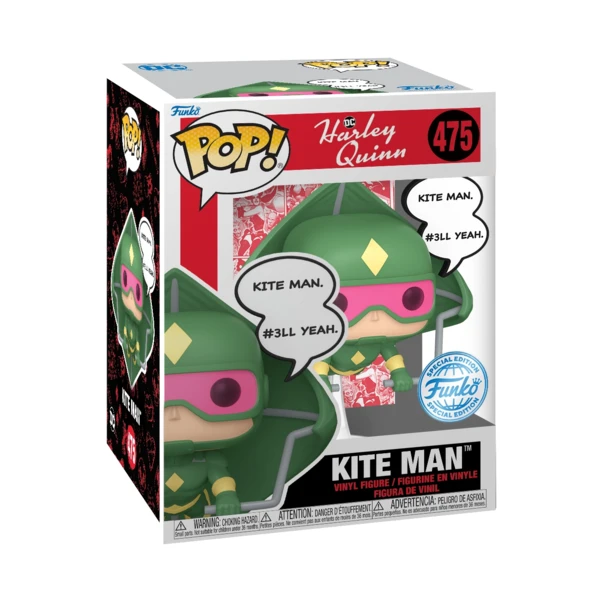 Funko Pop! PREMIUM Kite Man, Harley Quinn: Animated Series
