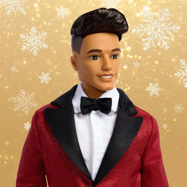 Barbie 2026 Holiday Ken with Black Hair, Holiday Barbie