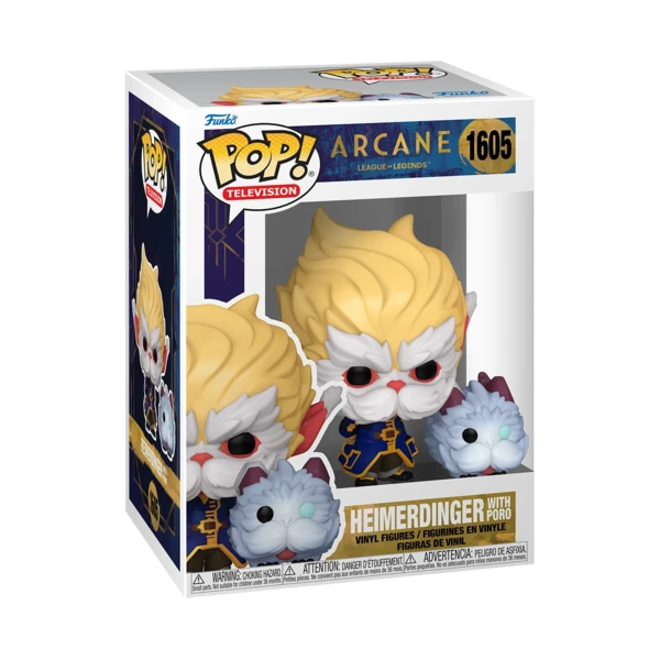 Funko Pop! Heimerdinger With Poro, Arcane: League Of Legends