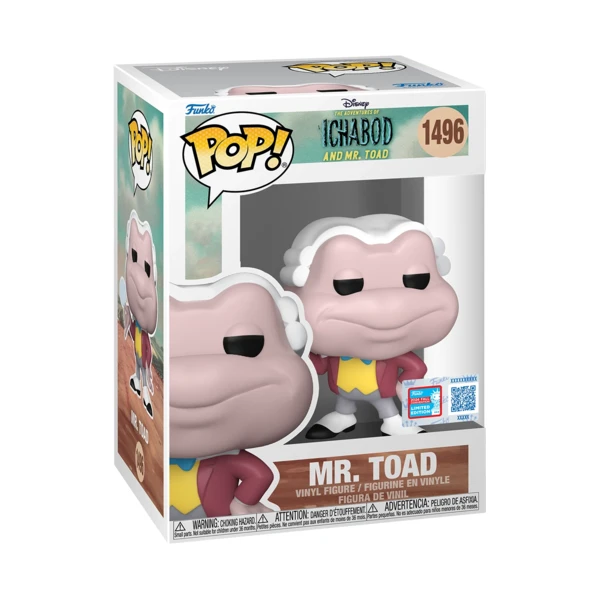 Funko Pop! Mr. Toad (Octane5 sticker), The Adventures Of Ichabod And Mr Toad