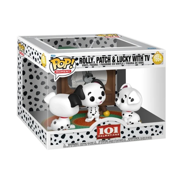 Funko Pop! Rolly, Patch & Lucky with TV, Disney