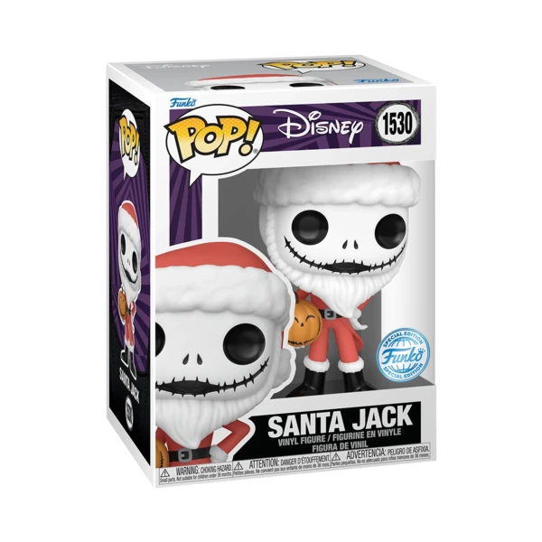 Funko Pop! Santa Jack With Jack-O-Lantern, Disney